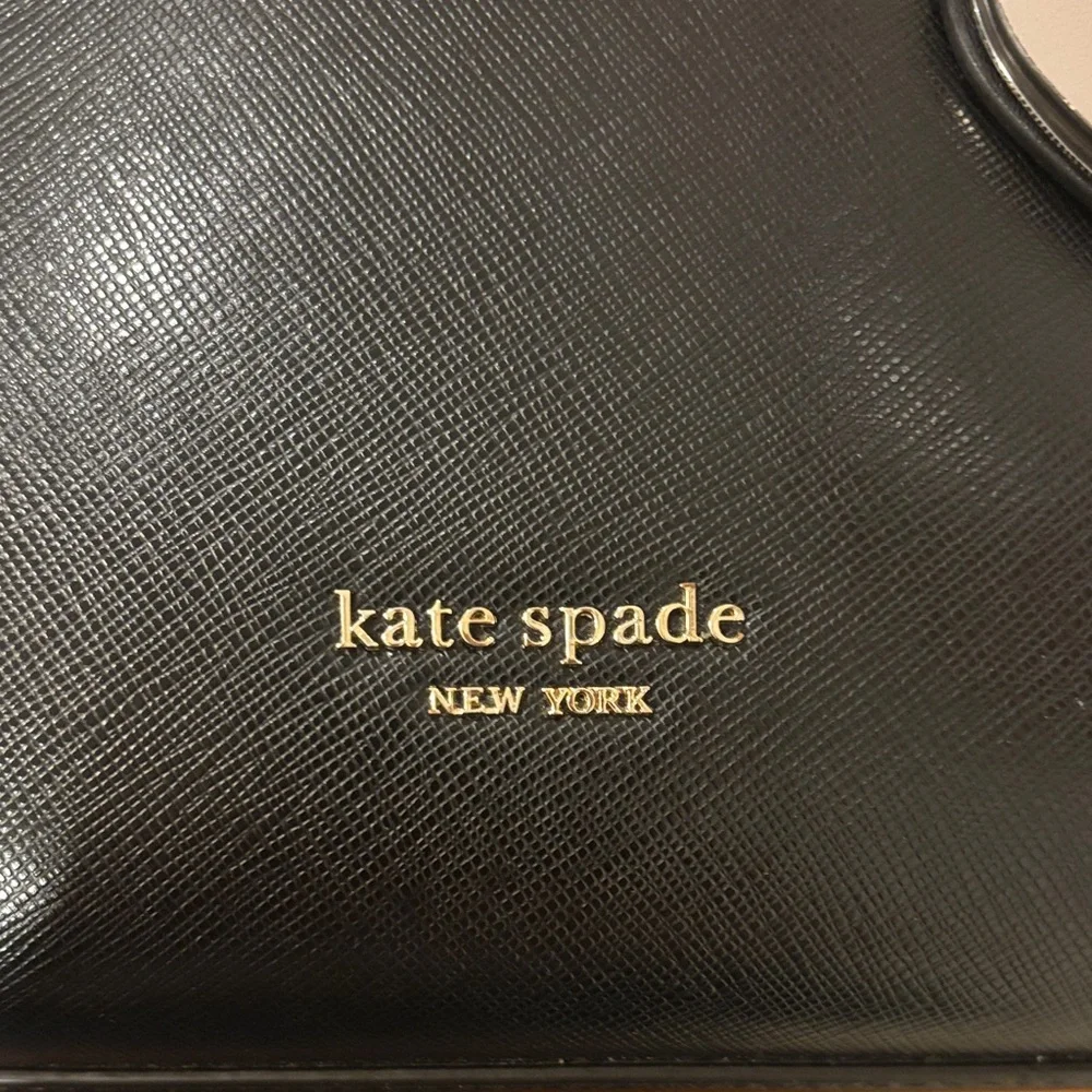 Kate Spade New York‎ Spencer Medium Satchel two-tone black/grey leather